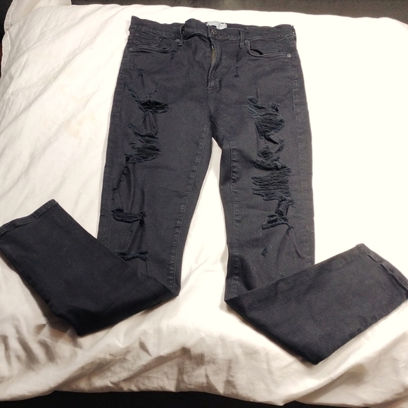 Agolde women's ripped jeans size 31 - Picture 1 of 16